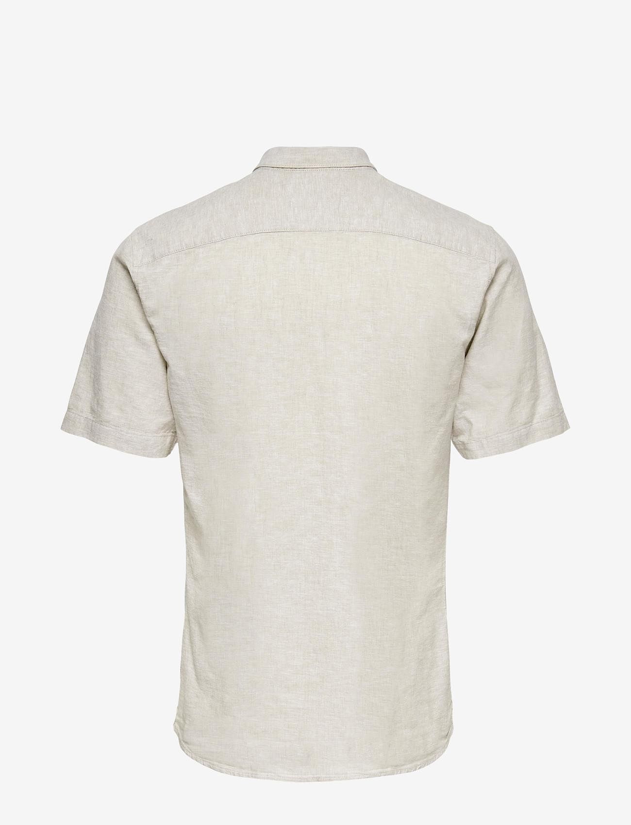 ONLY & SONS - ONSCAIDEN LIFE SS SOLID LINEN BLEND NOOS - mažiausios kainos - chinchilla - 1