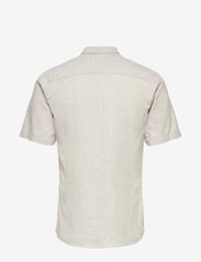 ONLY & SONS - ONSCAIDEN SS SOLID LINEN SHIRT NOOS - lowest prices - chinchilla - 1