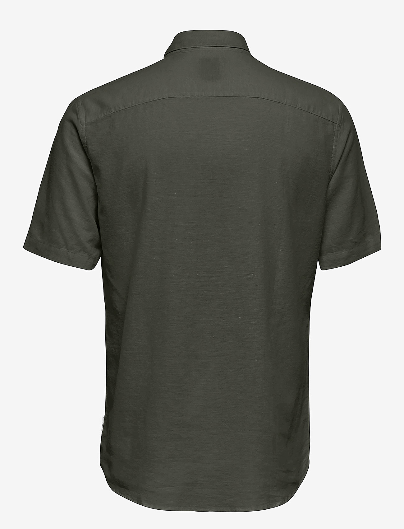 ONLY & SONS - ONSCAIDEN LIFE SS SOLID LINEN SHIRT NOOS - hørskjorter - kambaba - 1