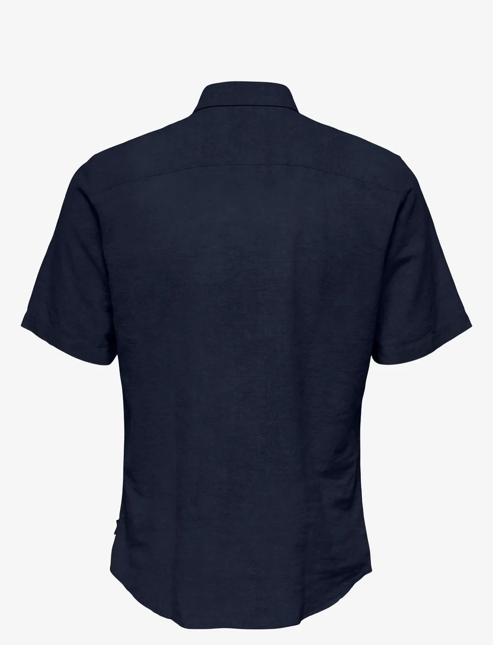 ONLY & SONS - ONSCAIDEN LIFE SS SOLID LINEN SHIRT NOOS - linneskjortor - night sky - 2
