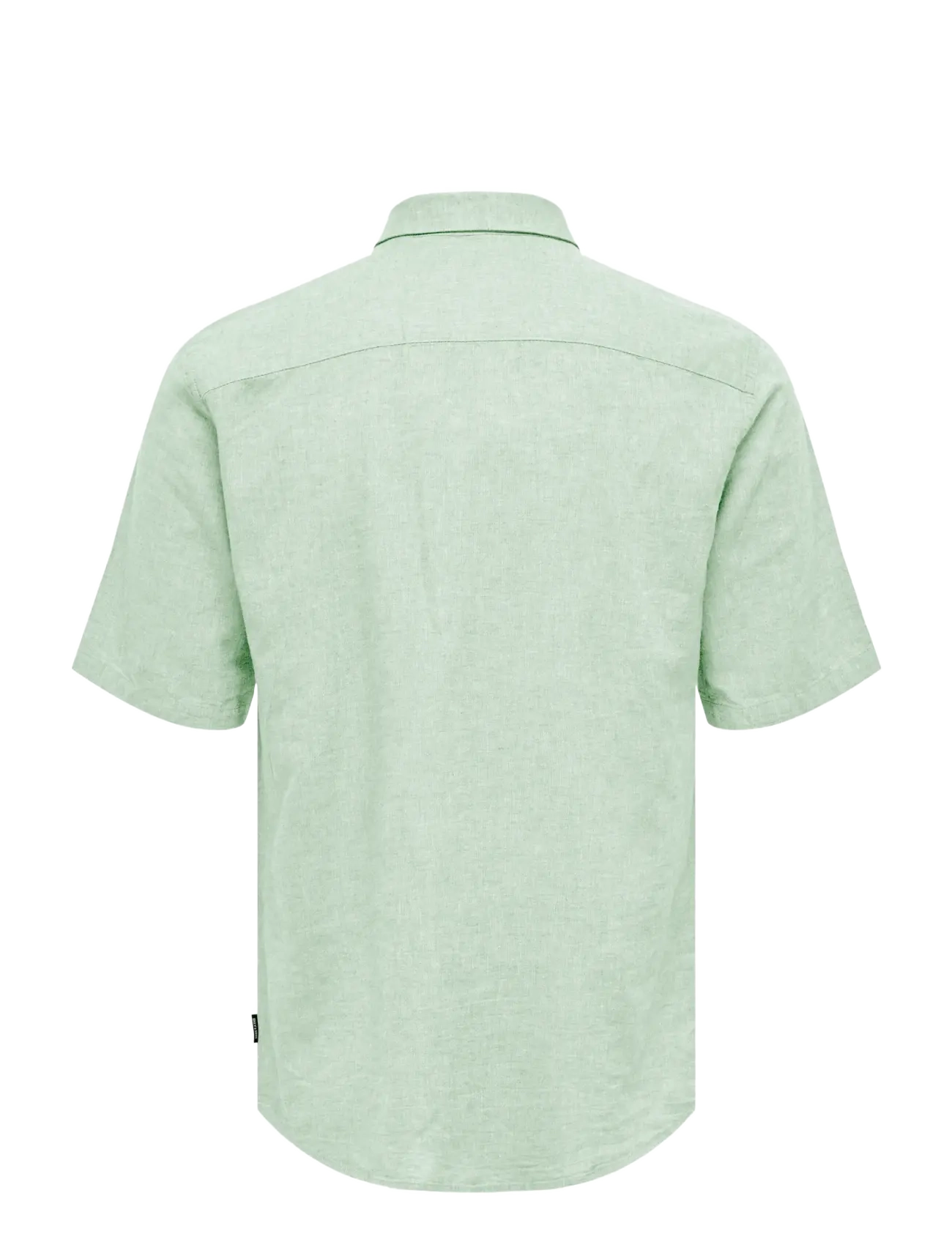 ONLY & SONS - ONSCAIDEN LIFE SS SOLID LINEN BLEND NOOS - chemises de lin - quiet green - 2