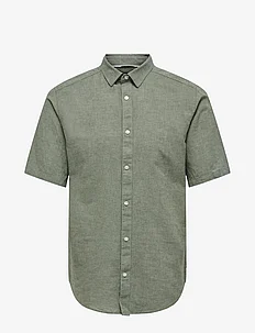 ONSCAIDEN SS SOLID LINEN SHIRT NOOS, ONLY & SONS