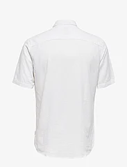 ONLY & SONS - ONSCAIDEN SS SOLID LINEN SHIRT NOOS - alhaisimmat hinnat - white - 1