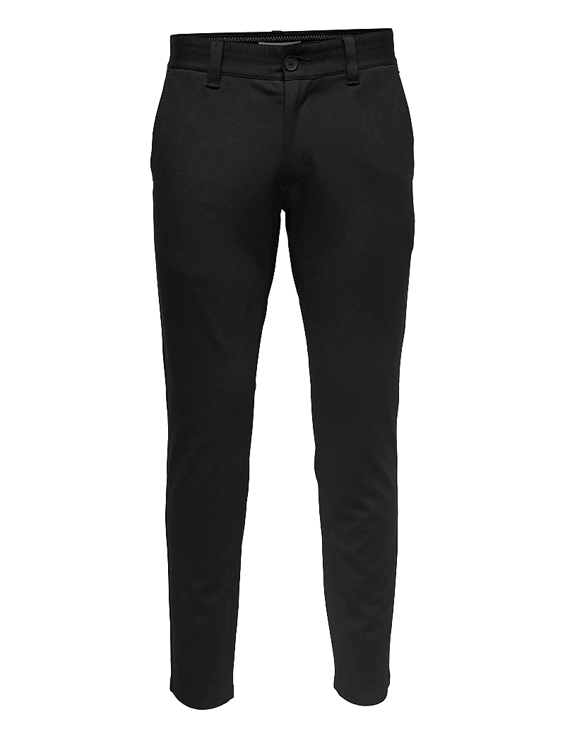 ONLY & SONS - ONSMARK SLIM GW 0209 PANT NOOS - casual bukser - black - 1