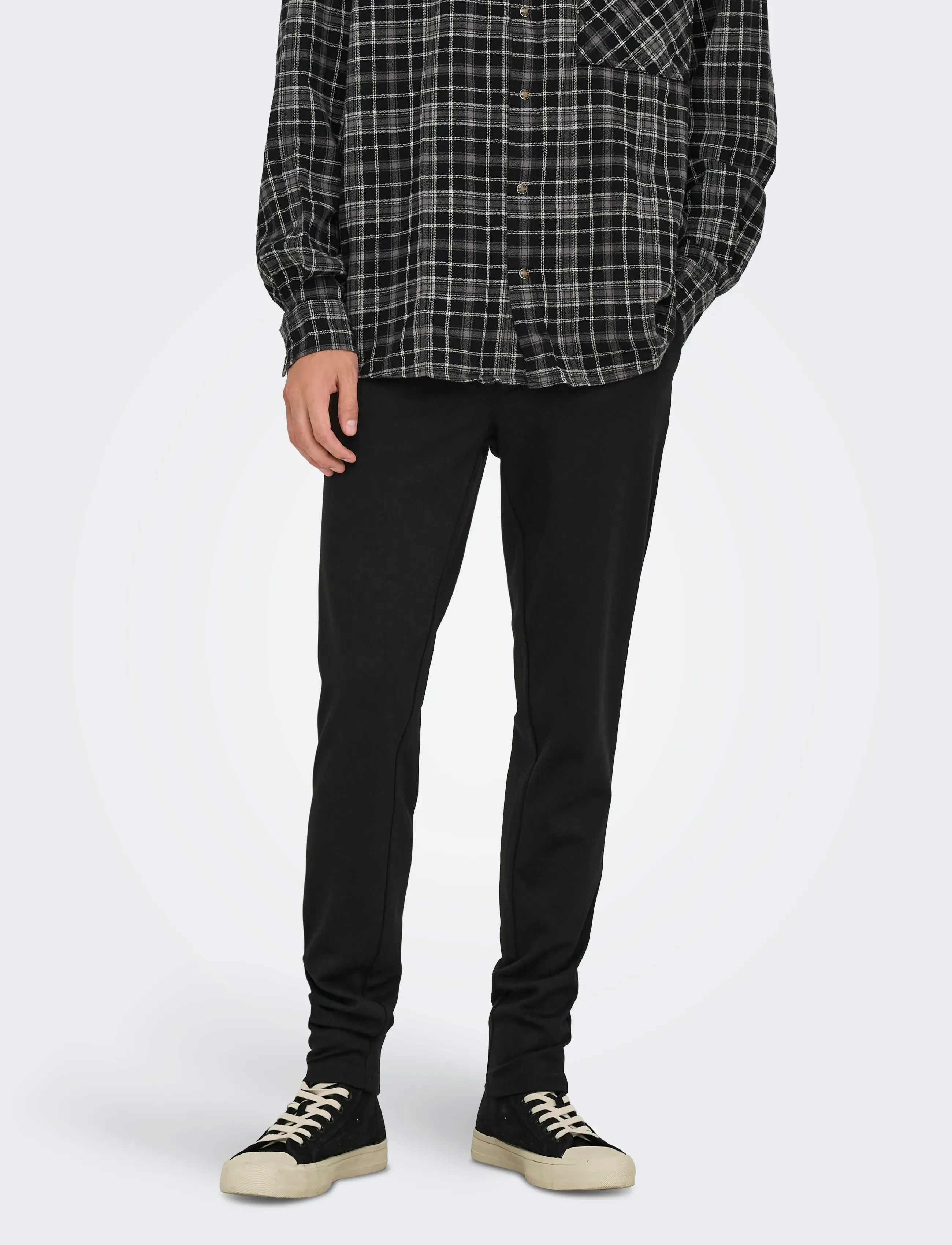 ONLY & SONS ONSMARK SLIM GW 0209 PANT NOOS - Hosen - BLACK / black