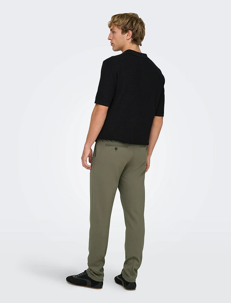 ONLY & SONS - ONSMARK SLIM GW 0209 PANT NOOS - casual byxor - bungee cord - 3
