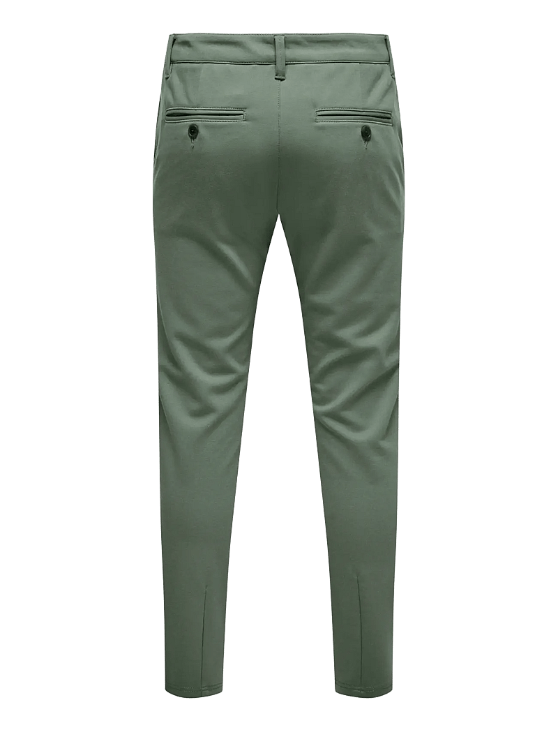 ONLY & SONS - ONSMARK SLIM GW 0209 PANT NOOS - vabaaja püksid - castor gray - 2