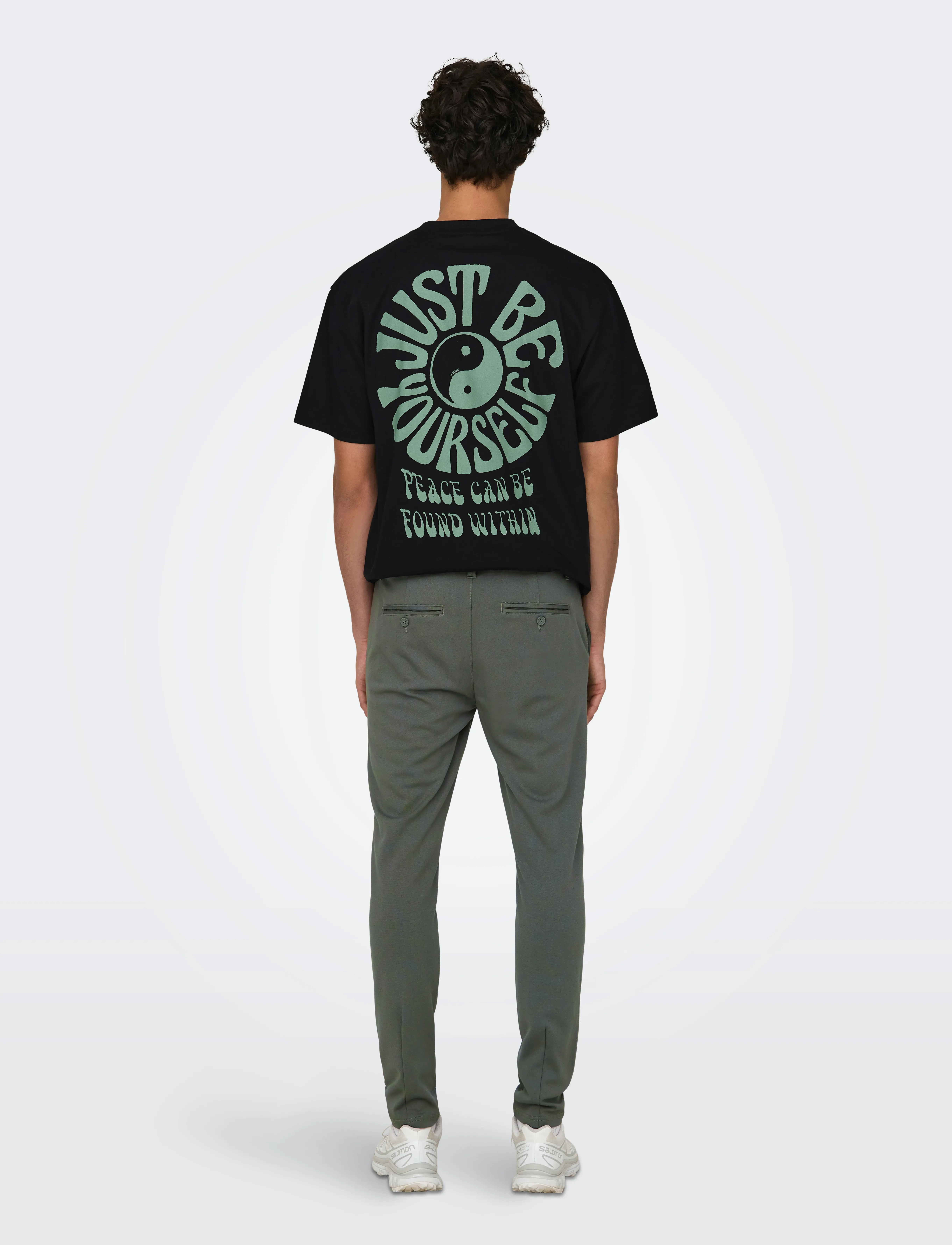 ONLY & SONS - ONSMARK SLIM GW 0209 PANT NOOS - casual bukser - castor gray - 3