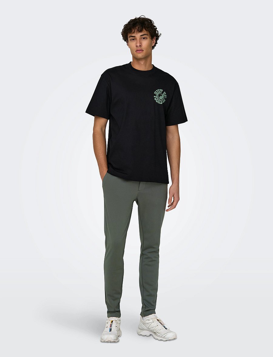 ONLY & SONS - ONSMARK SLIM GW 0209 PANT NOOS - casual - castor gray - 4