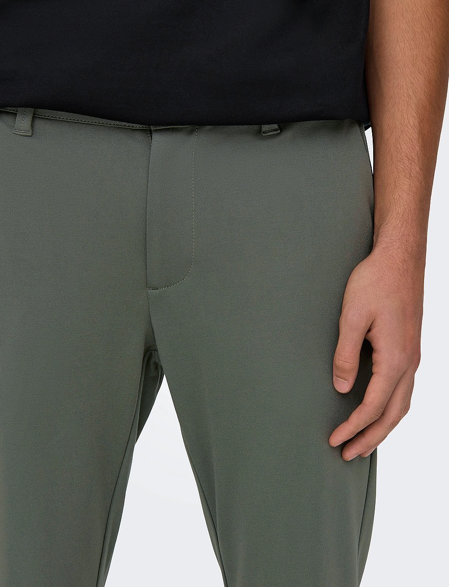 ONLY & SONS - ONSMARK SLIM GW 0209 PANT NOOS - casual - castor gray - 5