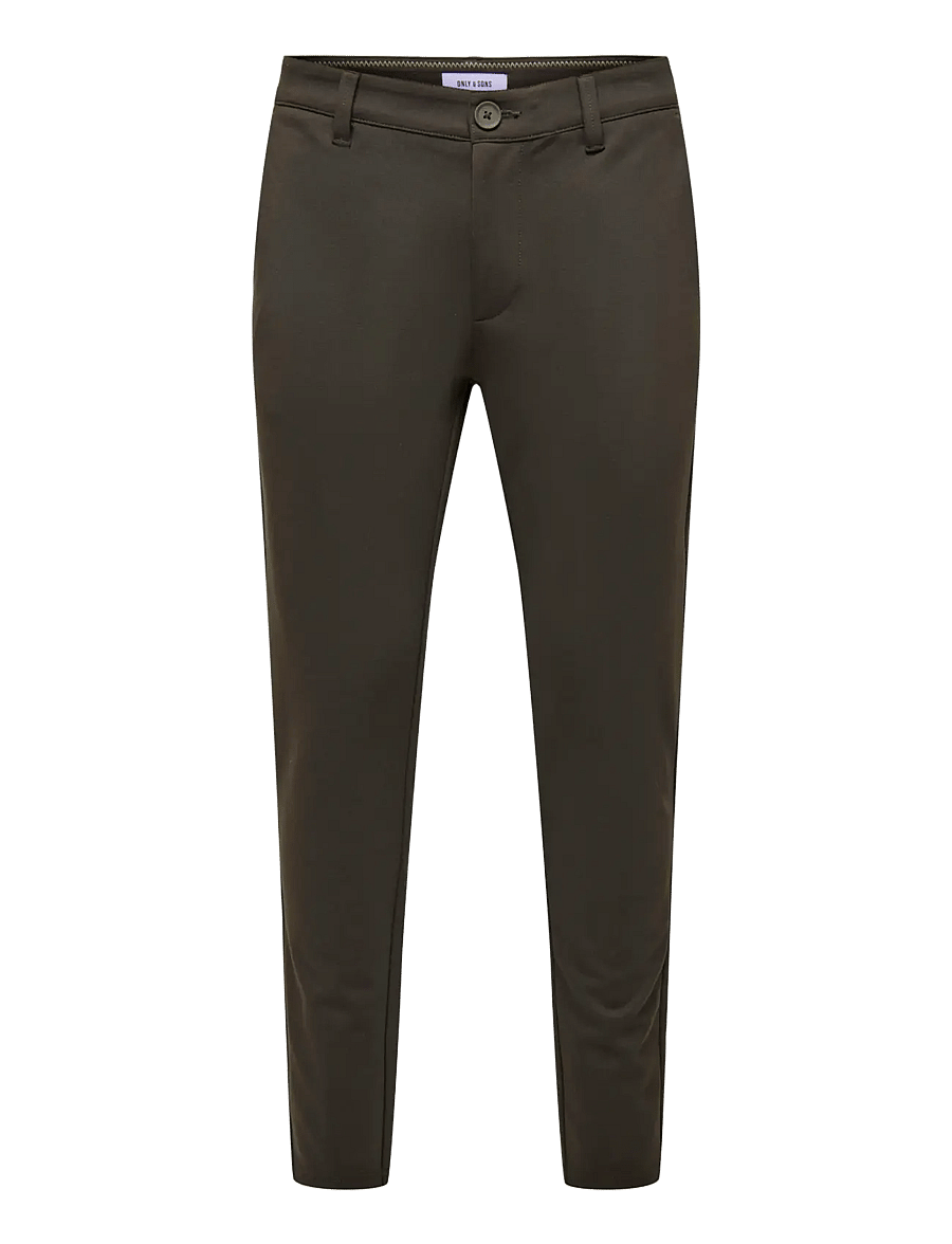 ONLY & SONS - ONSMARK SLIM GW 0209 PANT NOOS - freizeithosen - coffee bean - 1