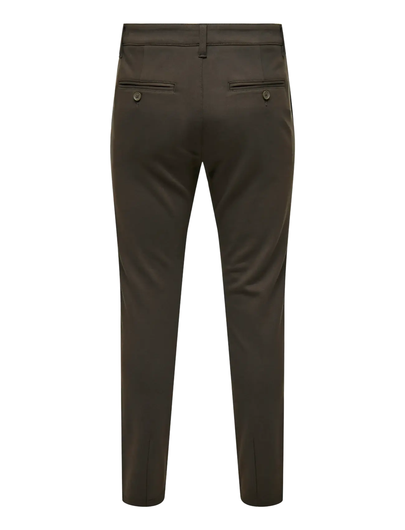 ONLY & SONS - ONSMARK SLIM GW 0209 PANT NOOS - ikdienas bikses - coffee bean - 2