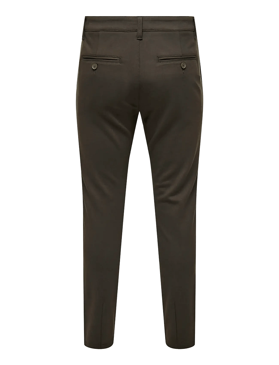 ONLY & SONS - ONSMARK SLIM GW 0209 PANT NOOS - freizeithosen - coffee bean - 2