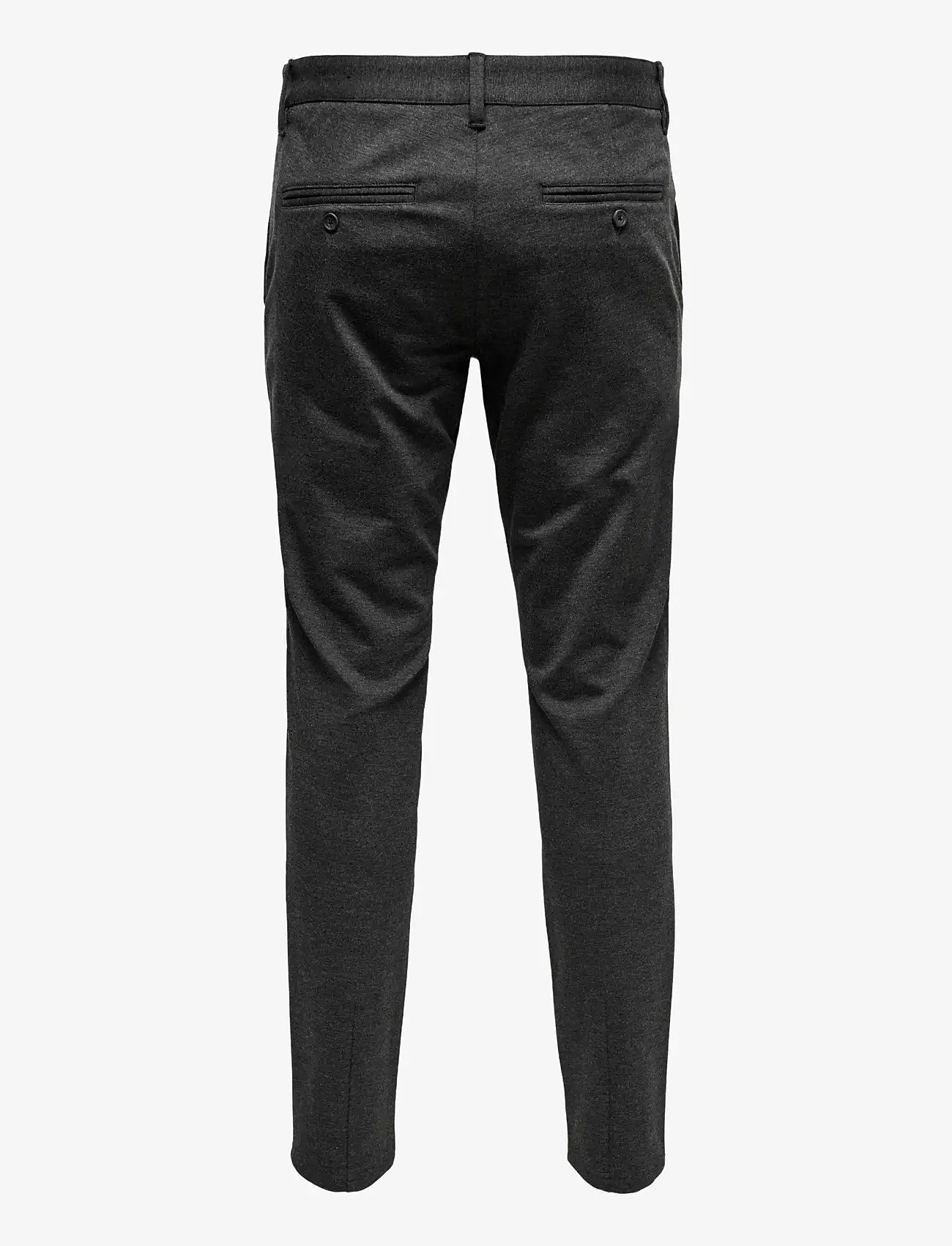 ONLY & SONS - ONSMARK SLIM GW 0209 PANT NOOS - casual - dark grey melange - 2