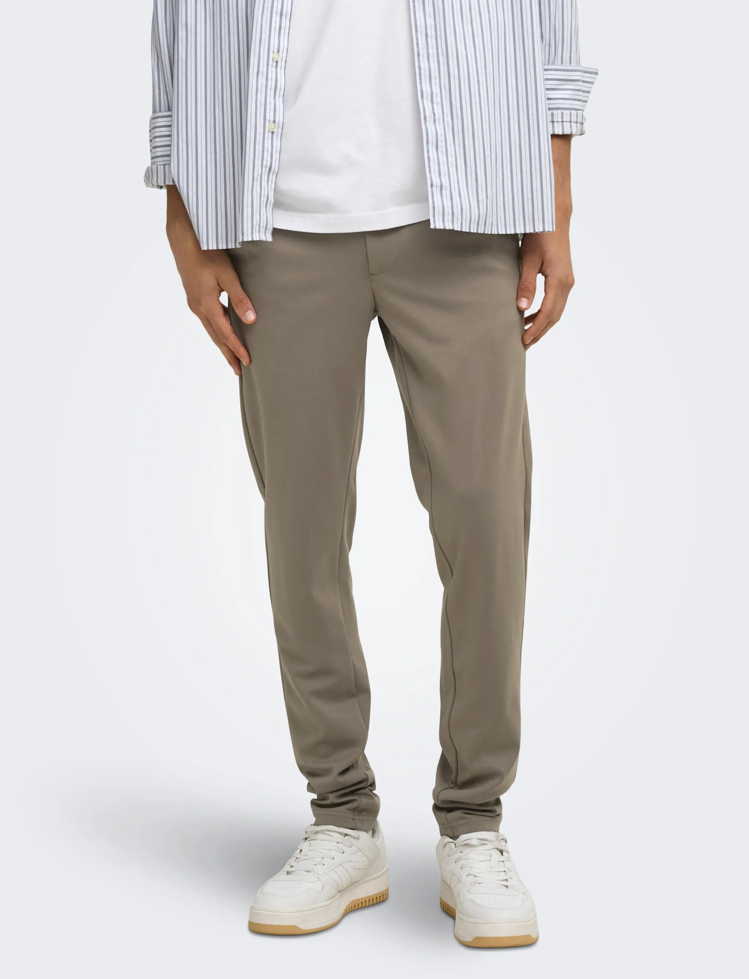 ONLY & SONS ONSMARK SLIM GW 0209 PANT NOOS - Casual bukser - FALCON / khaki/green