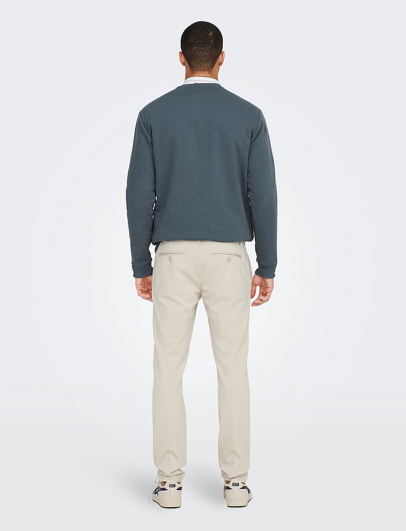 ONLY & SONS - ONSMARK SLIM GW 0209 PANT NOOS - casual byxor - moonstruck - 3