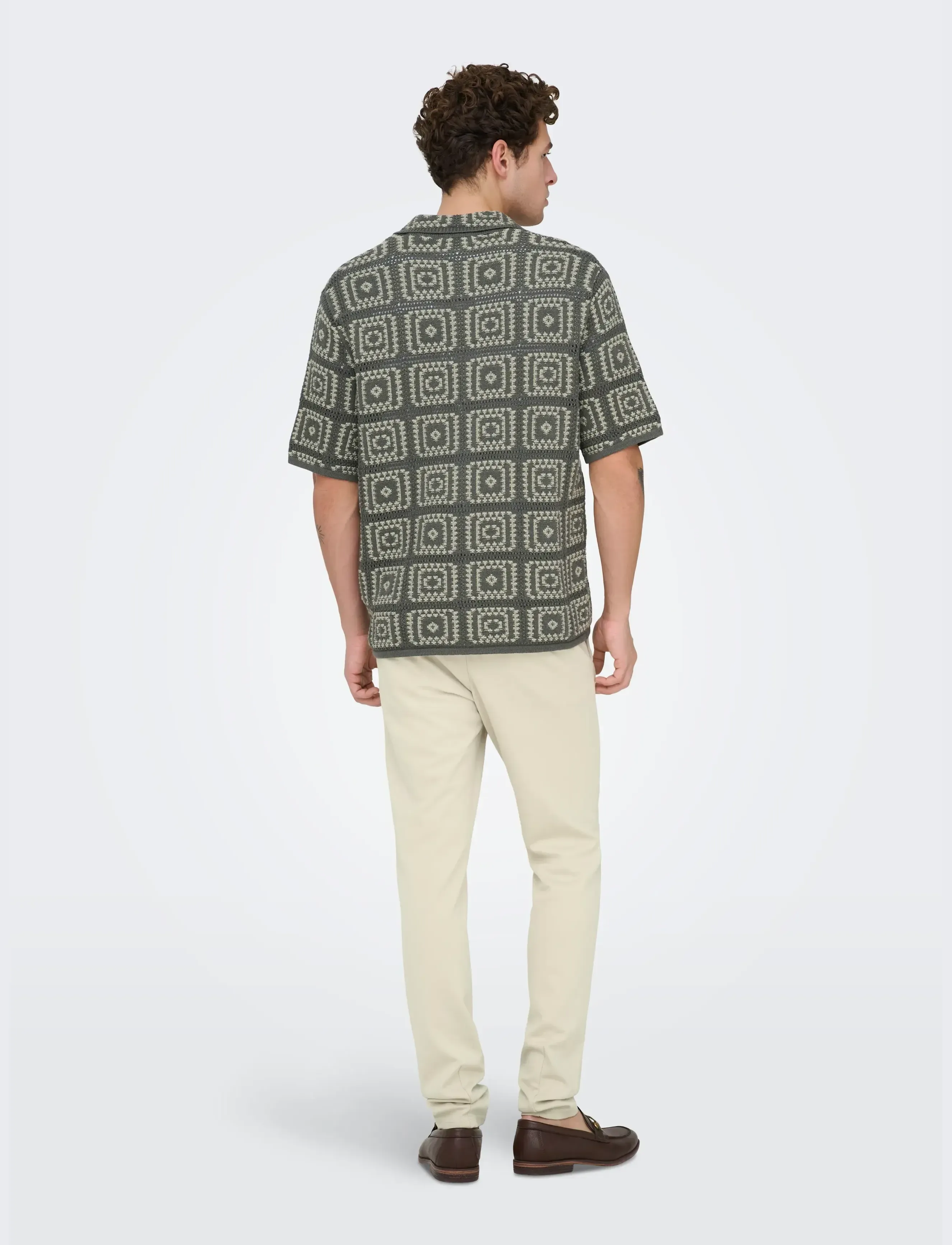 ONLY & SONS - ONSMARK SLIM GW 0209 PANT NOOS - casual bukser - moonstruck - 3