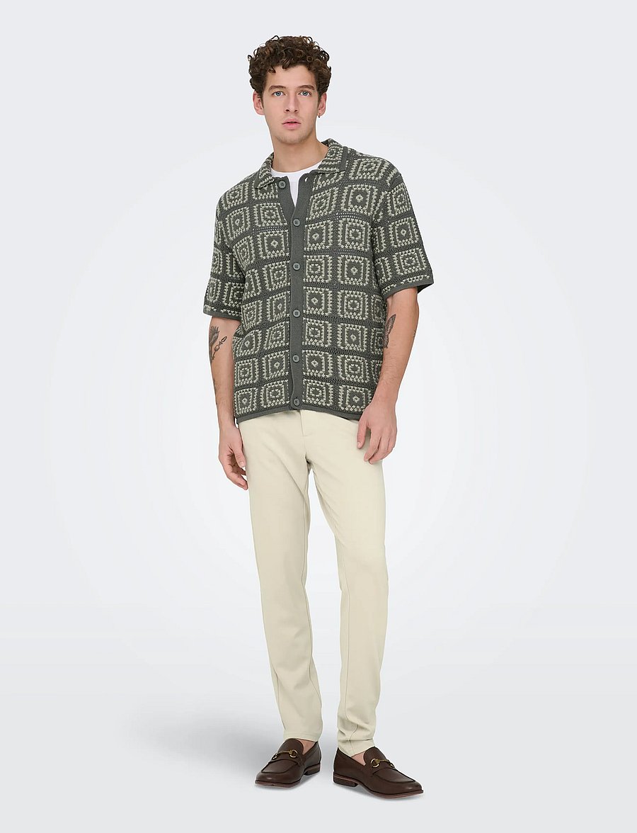 ONLY & SONS - ONSMARK SLIM GW 0209 PANT NOOS - casual - moonstruck - 4