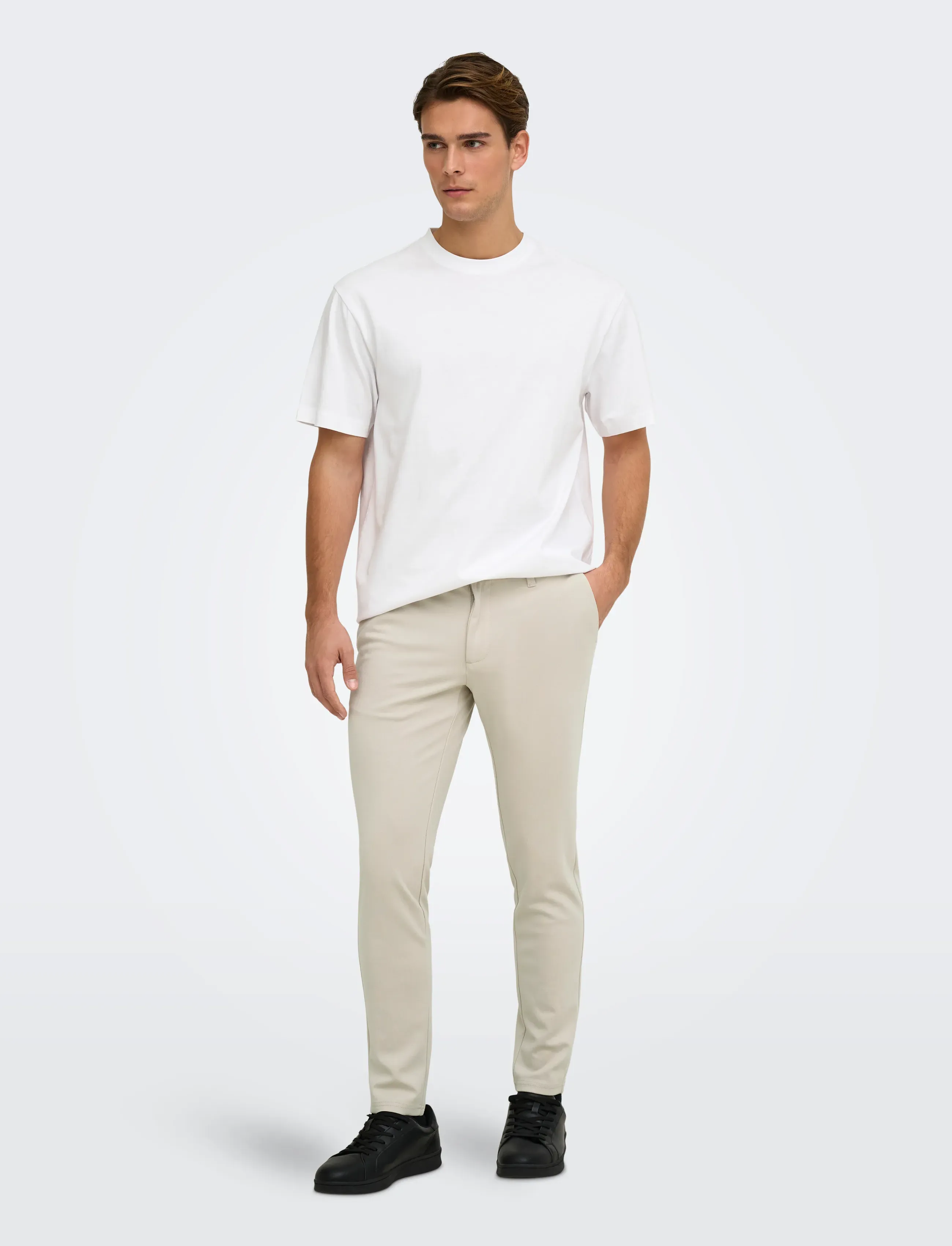 ONLY & SONS - ONSMARK SLIM GW 0209 PANT NOOS - hosen & jeans - moonstruck - 4