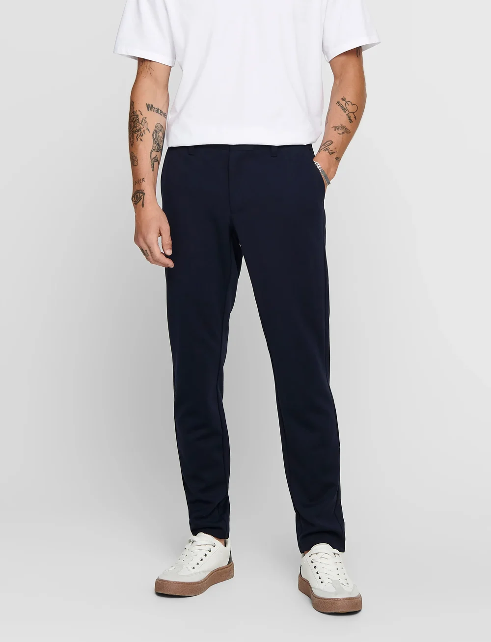 ONLY & SONS - ONSMARK SLIM GW 0209 PANT NOOS - casual bukser - night sky - 0