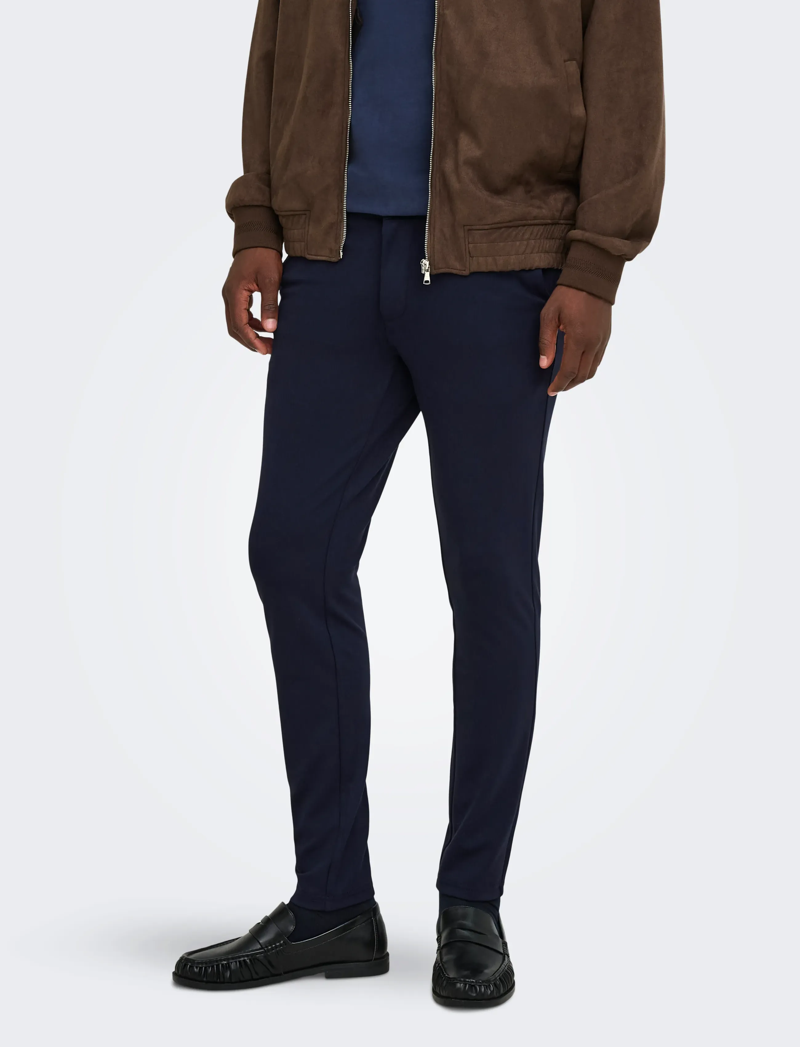 ONLY & SONS ONSMARK SLIM GW 0209 PANT NOOS - Casual byxor - NIGHT SKY / navy