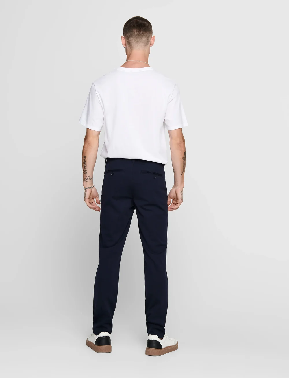 ONLY & SONS - ONSMARK SLIM GW 0209 PANT NOOS - casual bukser - night sky - 3