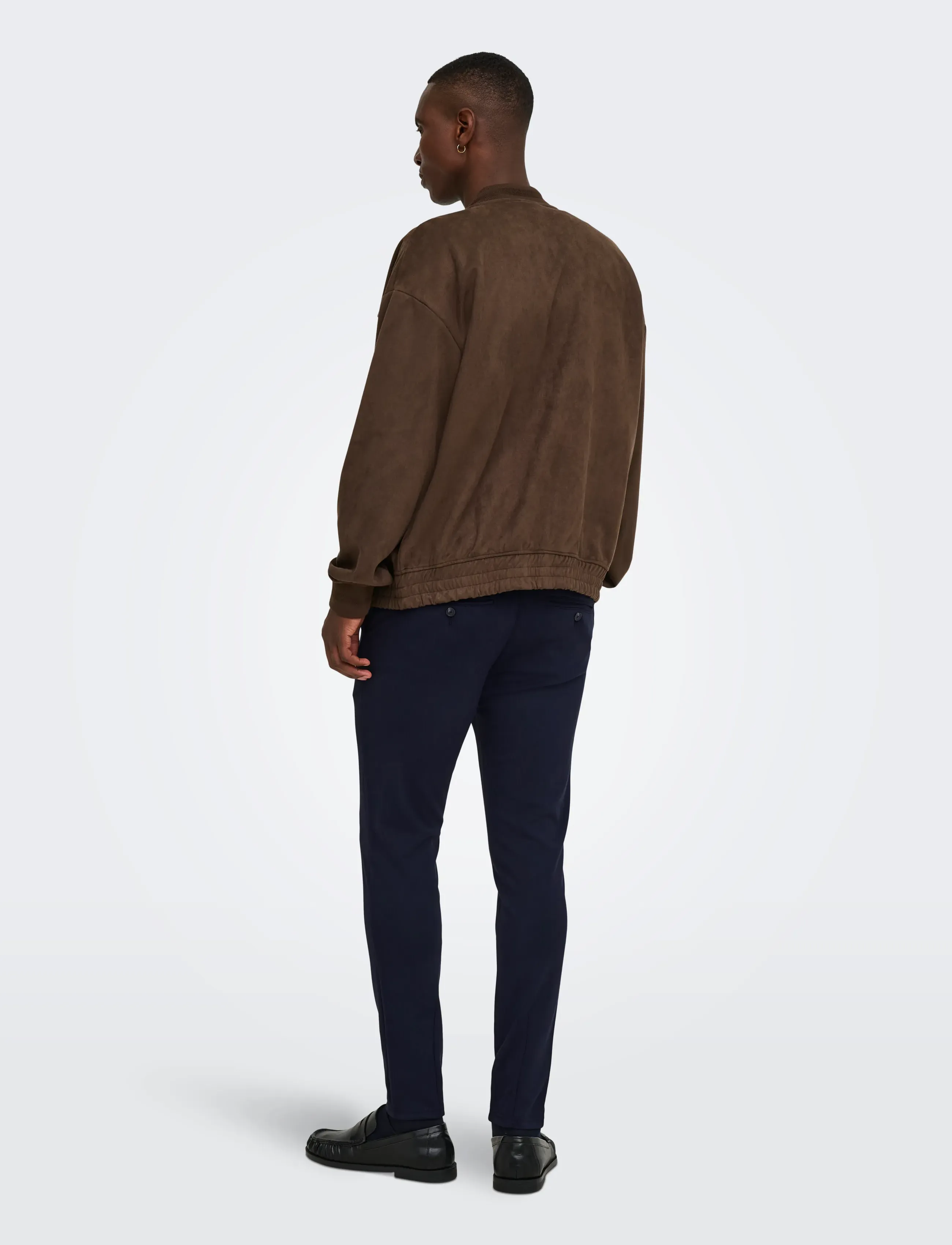 ONLY & SONS - ONSMARK SLIM GW 0209 PANT NOOS - casual byxor - night sky - 3