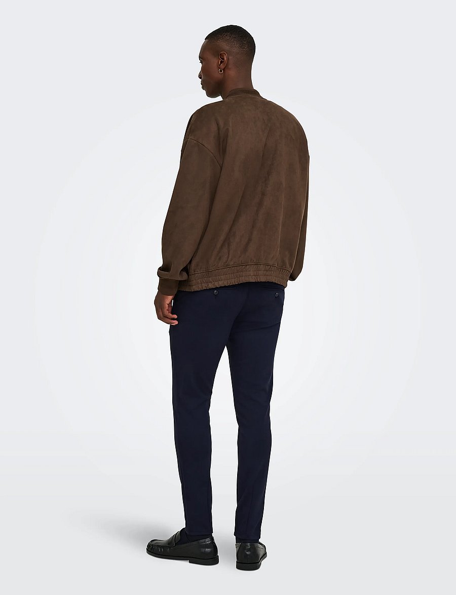 ONLY & SONS - ONSMARK SLIM GW 0209 PANT NOOS - casual byxor - night sky - 3