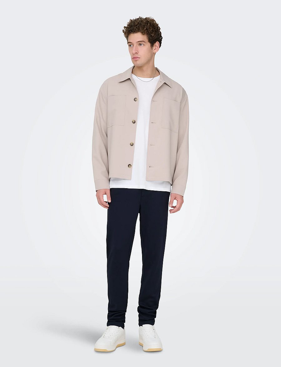 ONLY & SONS - ONSMARK SLIM GW 0209 PANT NOOS - vabaaja püksid - night sky - 4