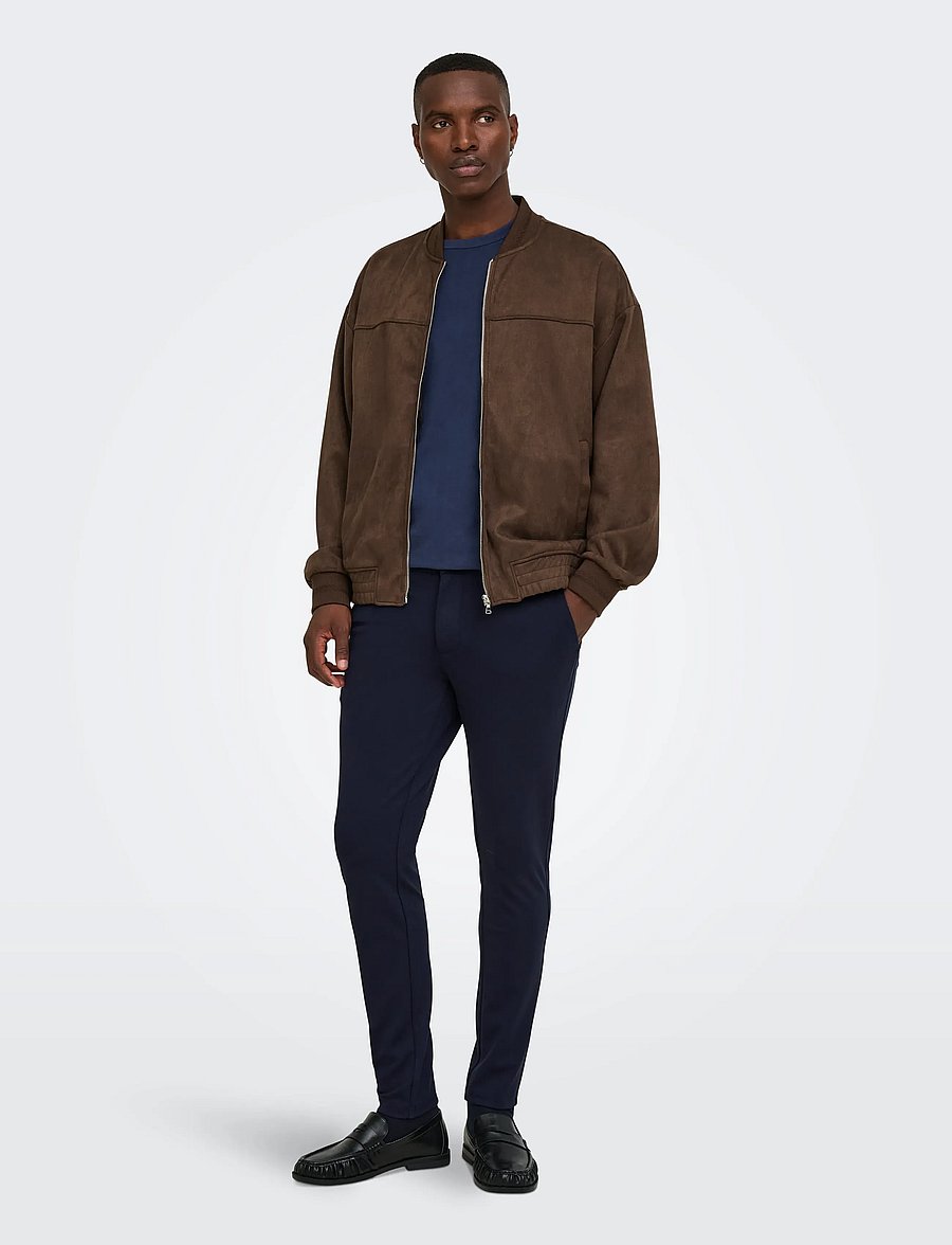 ONLY & SONS - ONSMARK SLIM GW 0209 PANT NOOS - casual byxor - night sky - 4