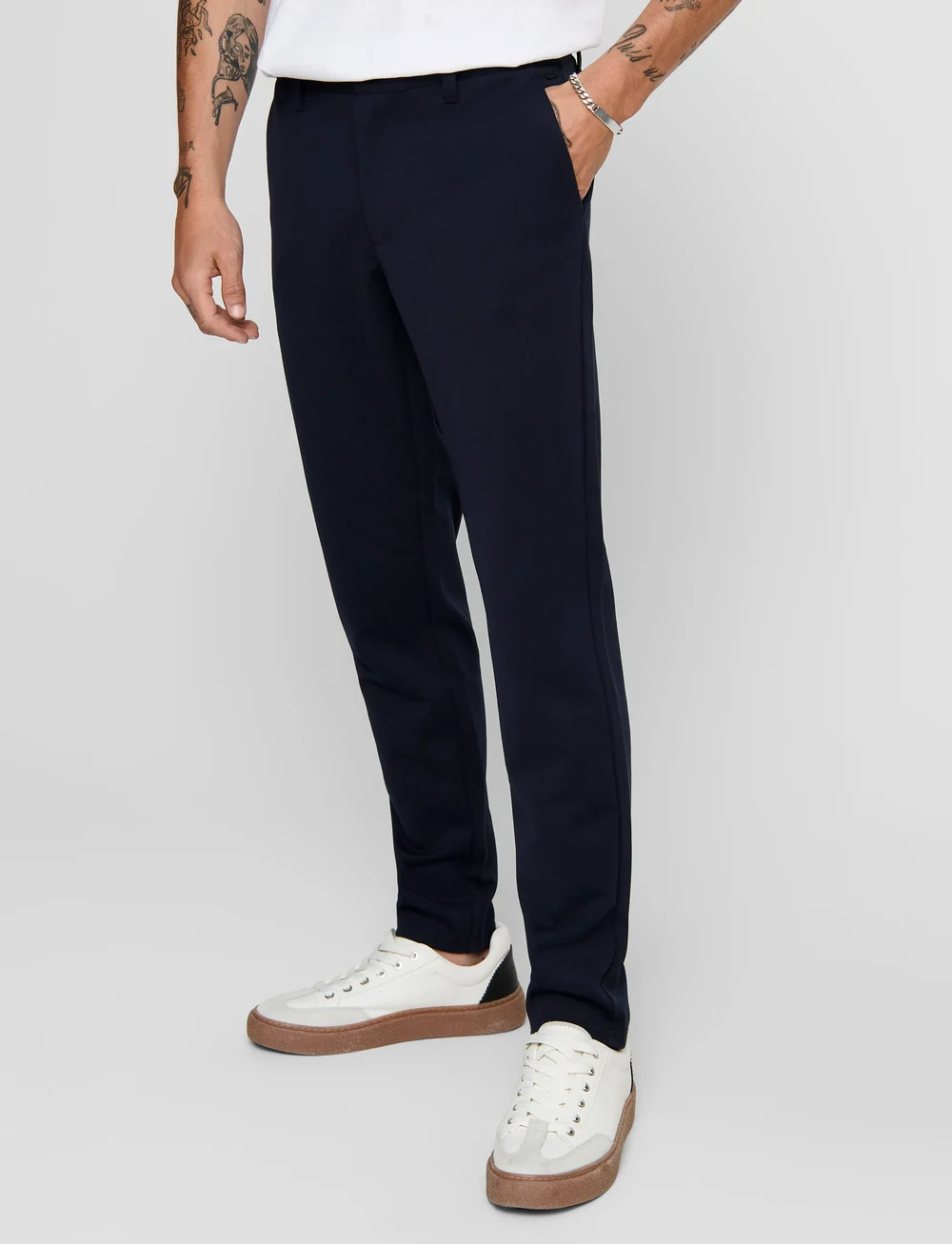 ONLY & SONS - ONSMARK SLIM GW 0209 PANT NOOS - casual bukser - night sky - 5