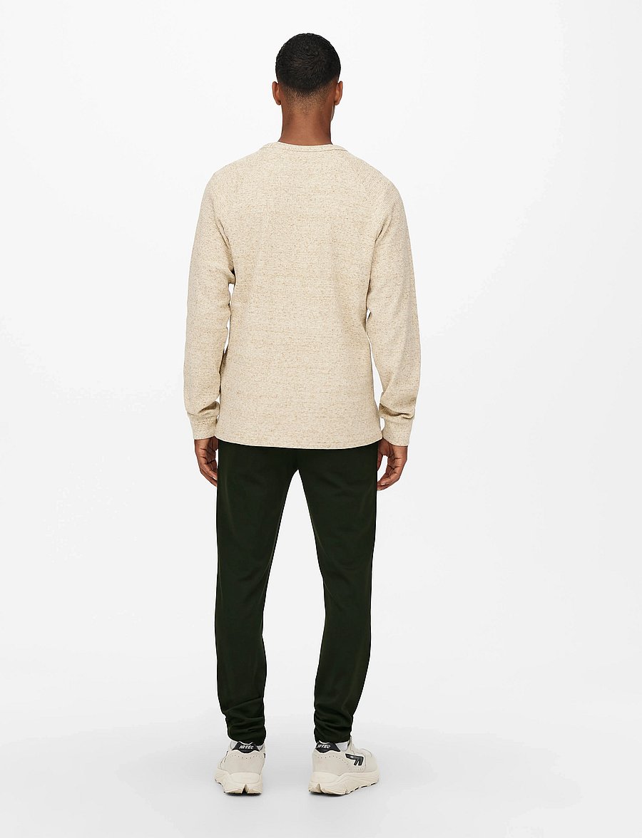 ONLY & SONS - ONSMARK SLIM GW 0209 PANT NOOS - freizeithosen - rosin - 3
