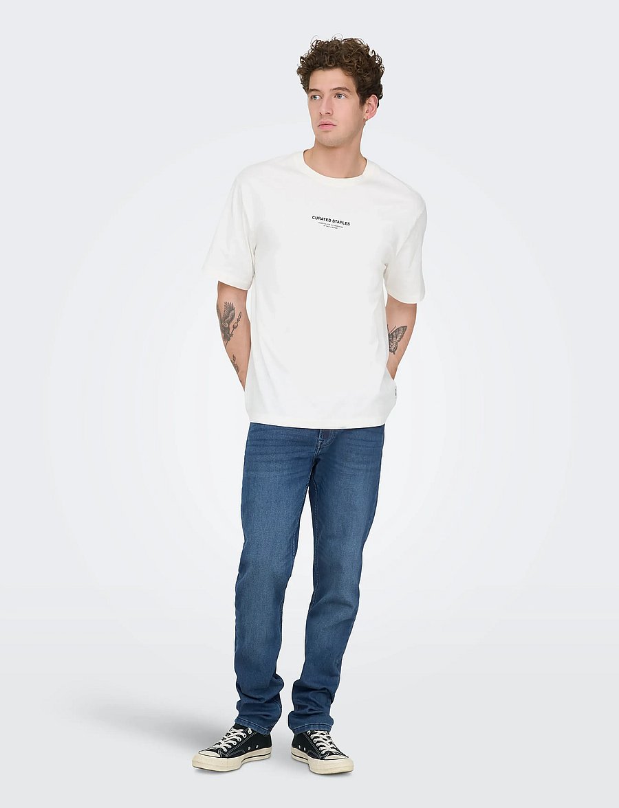 ONLY & SONS - ONSLOOM SLIM DB JOG 0431 PIM DNM NOOS - skinny jeans - blue denim - 4