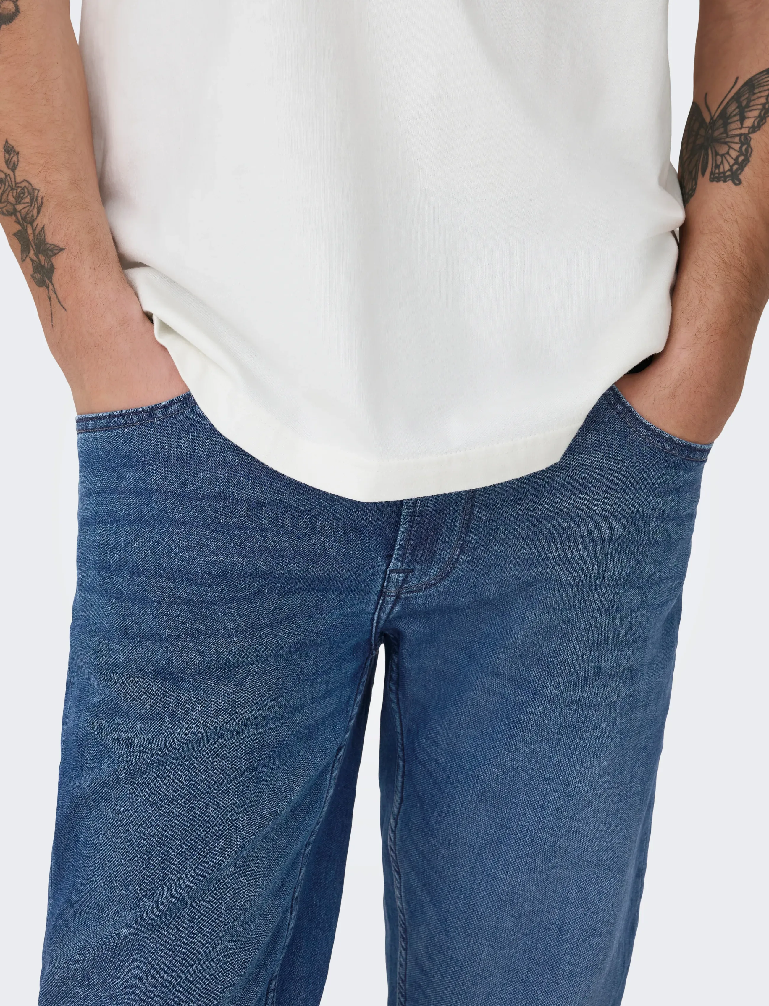 ONLY & SONS - ONSLOOM SLIM DB JOG 0431 PIM DNM NOOS - skinny jeans - blue denim - 5