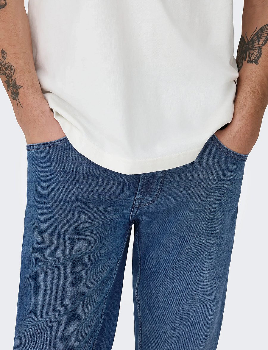 ONLY & SONS - ONSLOOM SLIM DB JOG 0431 PIM DNM NOOS - skinny jeans - blue denim - 5
