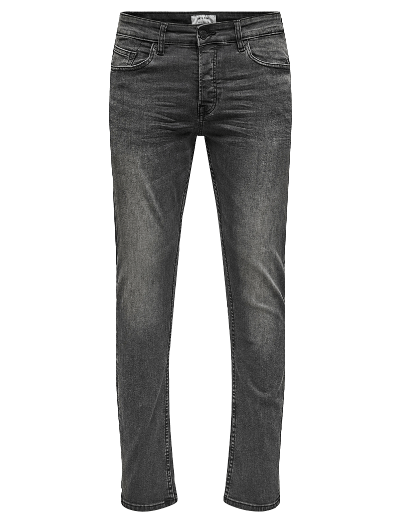 ONLY & SONS - ONSLOOM SLIM WASH BLK 0447 DIA DNM NOOS - slim jeans - black denim - 1