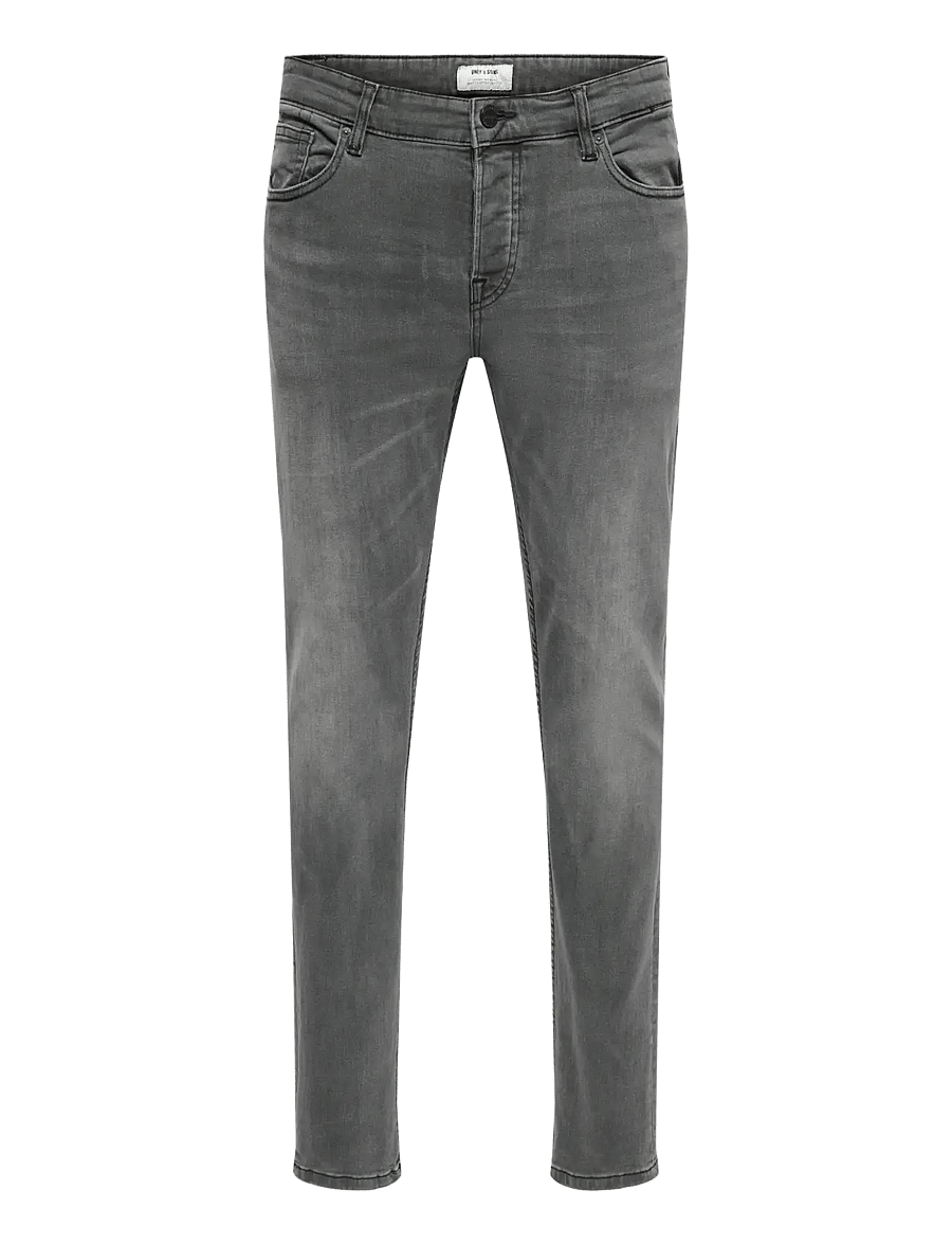 ONLY & SONS - ONSLOOM SLIM WASH BLK 0447 DIA DNM NOOS - slim jeans - black denim - 1