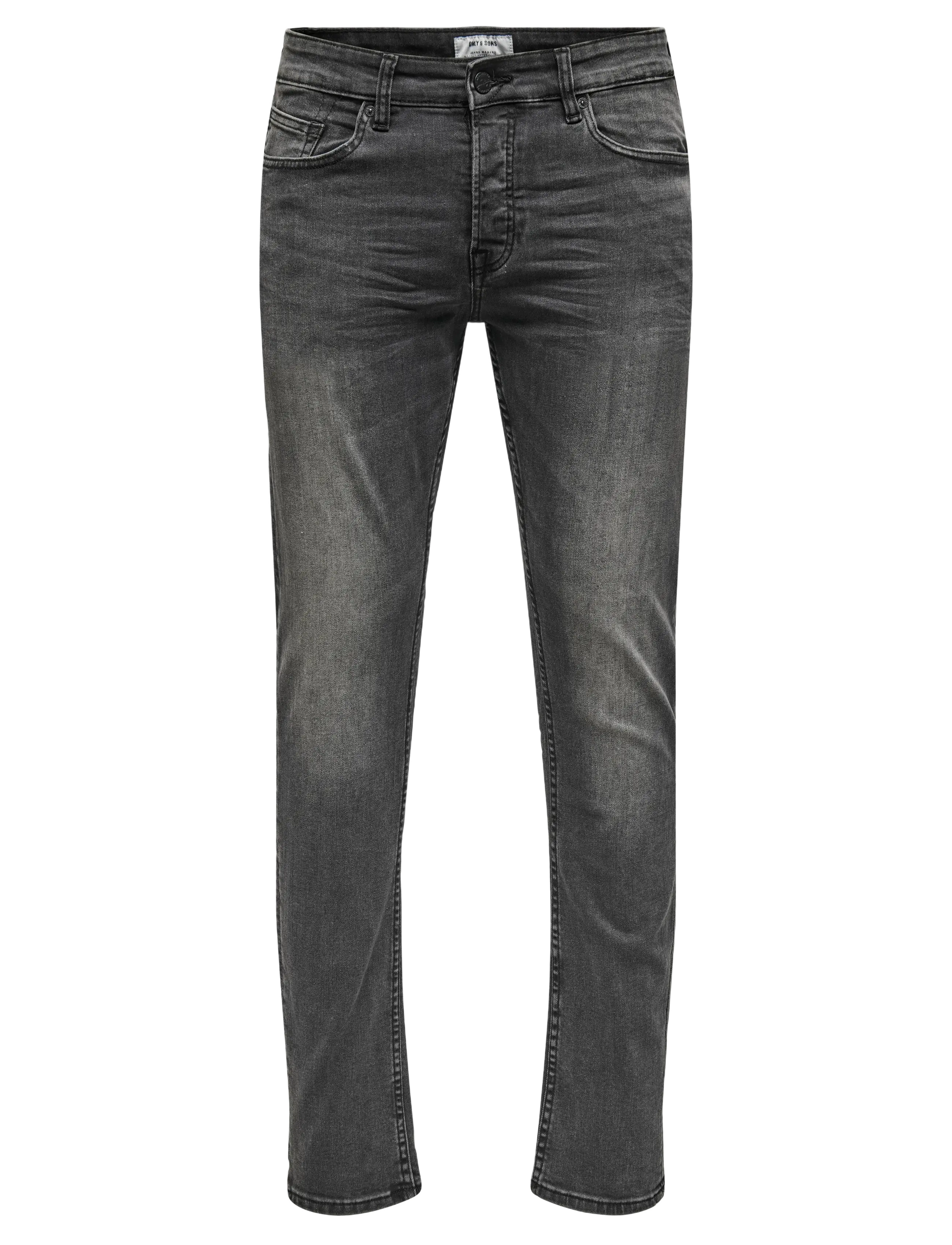 ONLY & SONS - ONSLOOM SLIM WASH BLK 0447 DIA DNM NOOS - slim jeans - black denim - 1