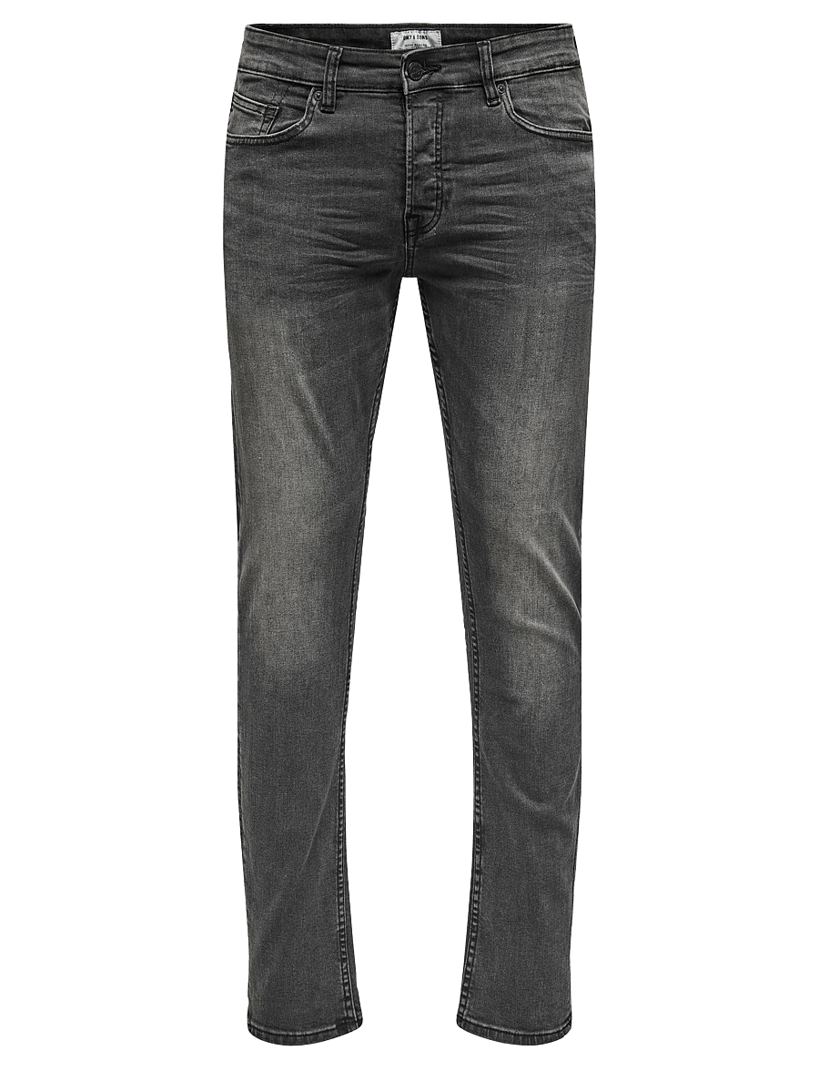 ONLY & SONS - ONSLOOM SLIM WASH BLK 0447 DIA DNM NOOS - slim jeans - black denim - 1