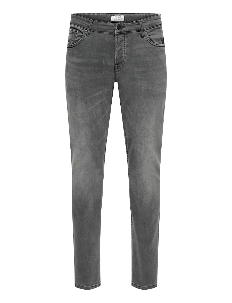 ONLY & SONS - ONSLOOM SLIM WASH BLK 0447 DIA DNM NOOS - slim jeans - black denim - 1