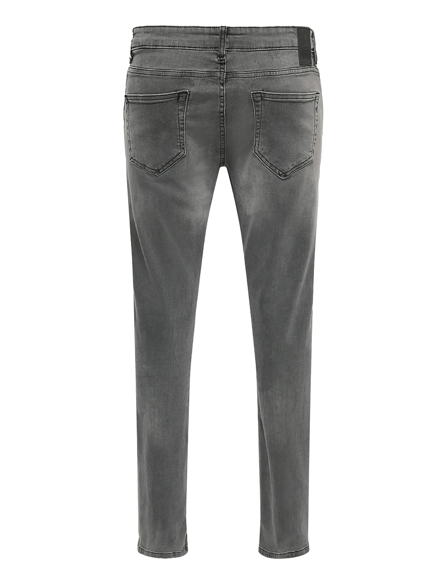 ONLY & SONS - ONSLOOM SLIM WASH BLK 0447 DIA DNM NOOS - slim jeans - black denim - 2