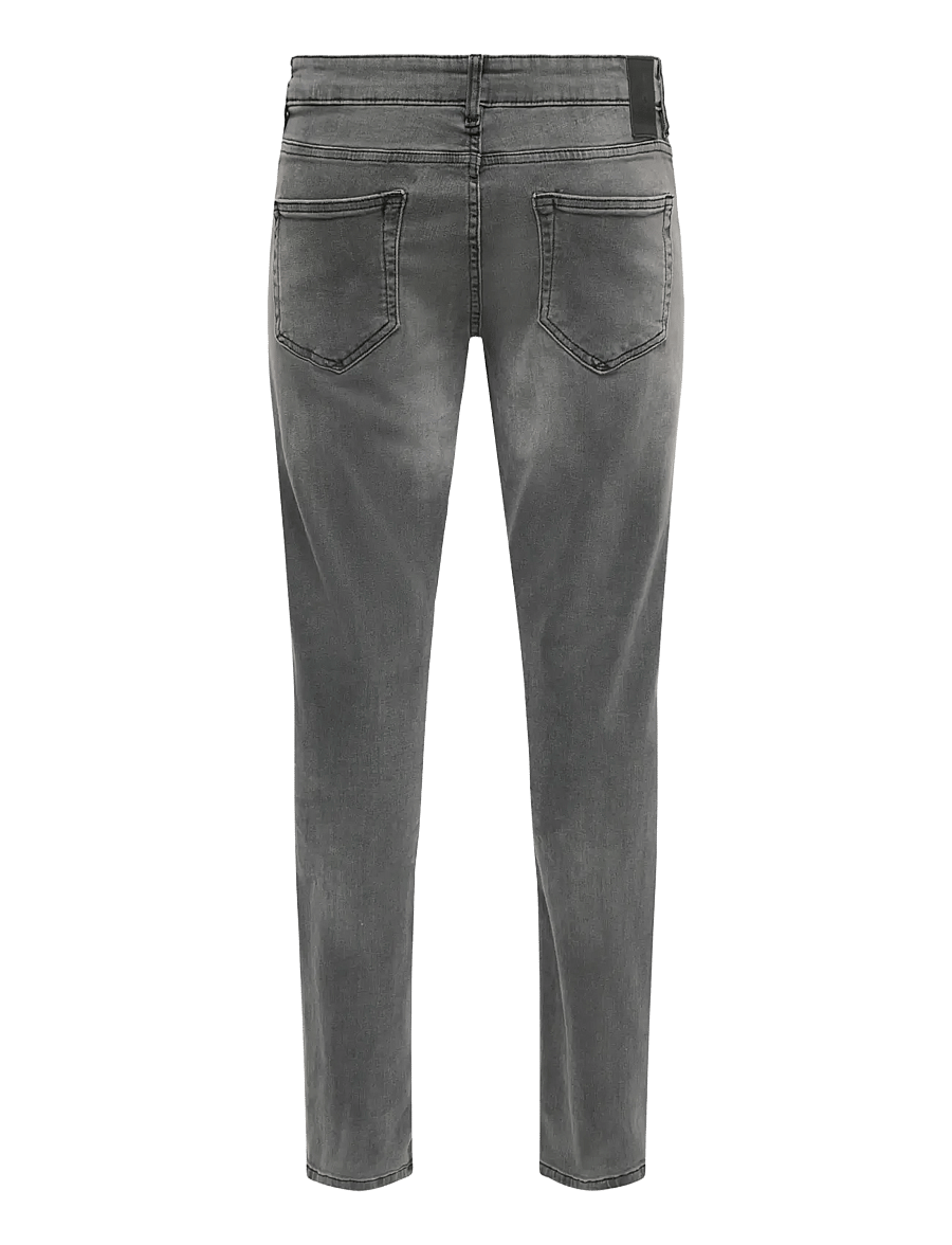 ONLY & SONS - ONSLOOM SLIM WASH BLK 0447 DIA DNM NOOS - slim jeans - black denim - 2