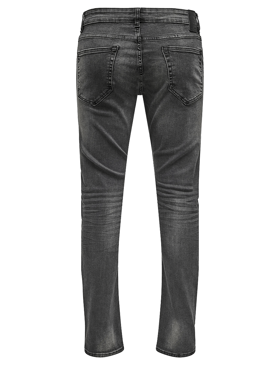 ONLY & SONS - ONSLOOM SLIM WASH BLK 0447 DIA DNM NOOS - slim jeans - black denim - 2