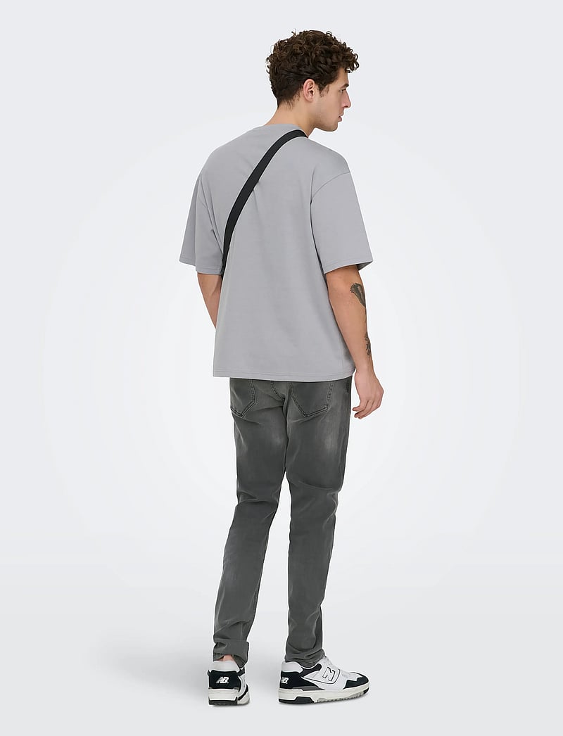 ONLY & SONS - ONSLOOM SLIM WASH BLK 0447 DIA DNM NOOS - slim jeans - black denim - 3