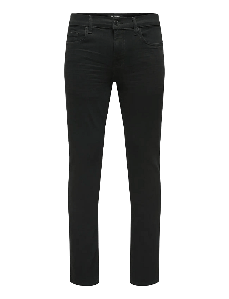 ONLY & SONS - ONSLOOM SLIM BLACK 0448 DIA DNM NOOS - slim jeans - black denim - 1
