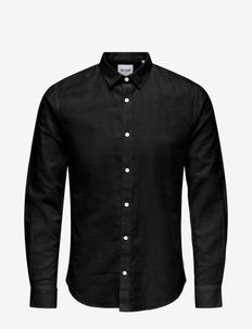 ONSCAIDEN LS SOLID LINEN SHIRT NOOS, ONLY & SONS