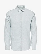 ONSCAIDEN LS SOLID LINEN SHIRT NOOS - CASHMERE BLUE