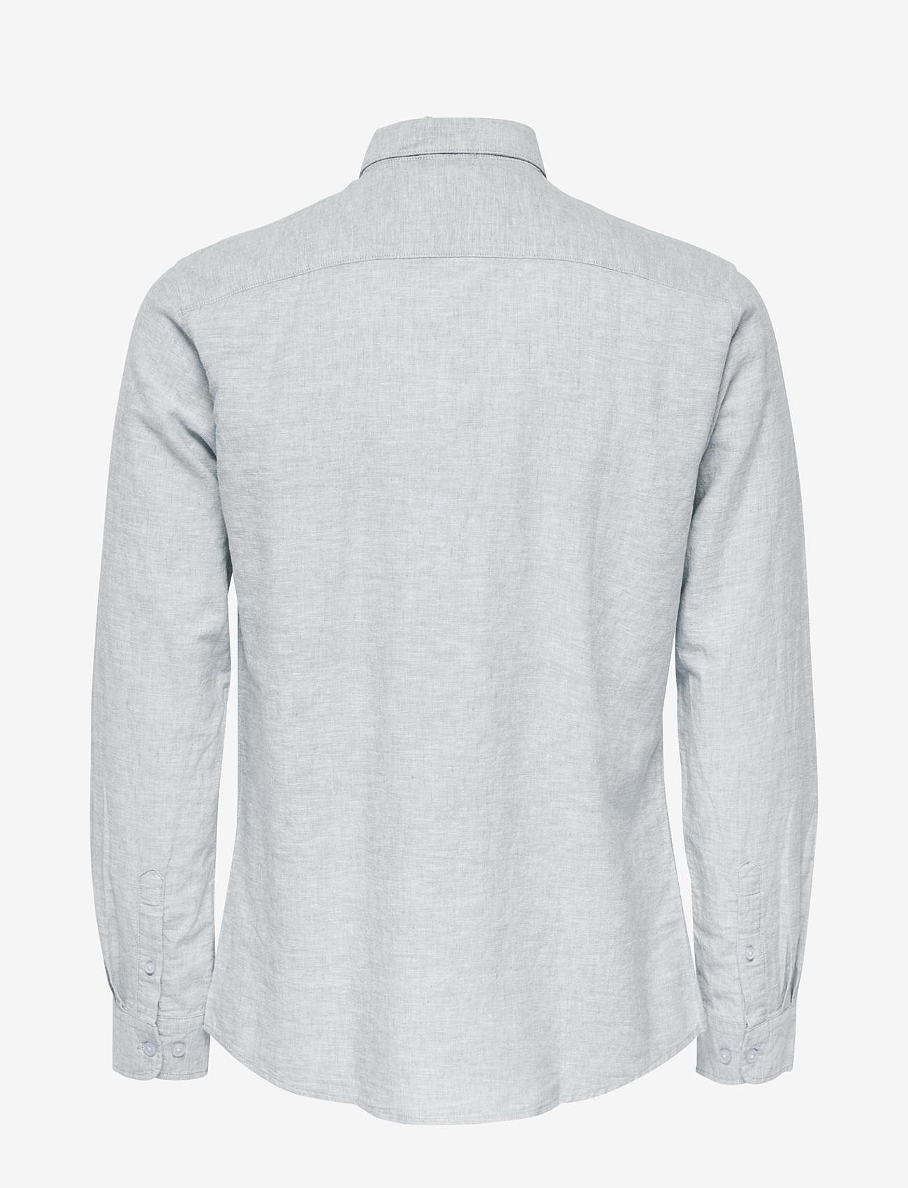 ONLY & SONS - ONSCAIDEN LIFE LS SOLID LINEN BLEND NOOS - lägsta priserna - cashmere blue - 1