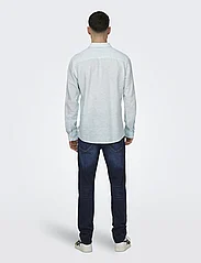 ONLY & SONS - ONSCAIDEN LS SOLID LINEN SHIRT NOOS - laveste priser - cashmere blue - 3