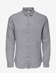 ONLY & SONS - ONSCAIDEN LS SOLID LINEN SHIRT NOOS - lägsta priserna - dress blues - 0